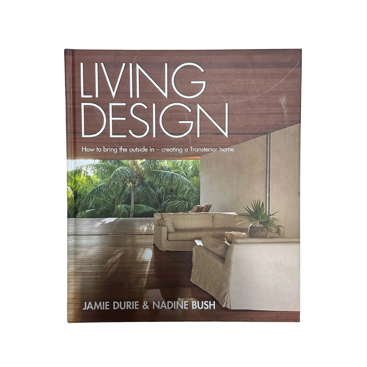 Official front cover of Living Design by Udayshanth Fernando, a genuine imported monograph published by Rizzoli.