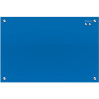 QUARTET INFINITY GLASS BOARD 450x600mm, Blue and Red Colour