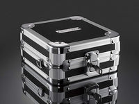 Leitz Vaultz CD DVD Hard Case Wallet 32 Disc Capacity Black + Sleeves, Supports over 120 KG of pressure without breaking