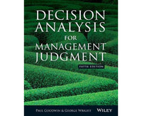 Decision Analysis for Management Judgement