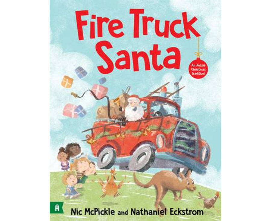 Fire Truck Santa