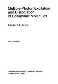 Multiple-Photon Excitation and Dissociation of Polyatomic Molecules