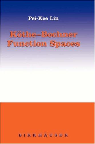 Köthe-Bochner Function Spaces