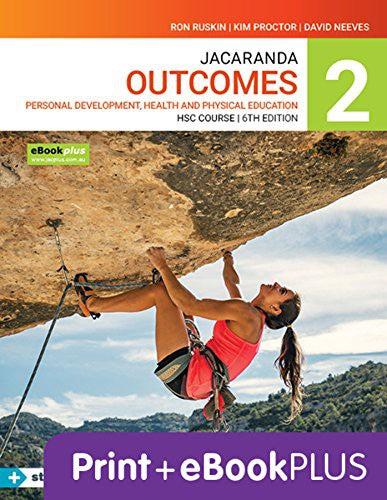 Jacaranda Outcomes 2 Personal Development, Health and Physical Education HSC Course, 6e EBookPLUS and Print + StudyON HSC PDHPE 2e (Book Code)