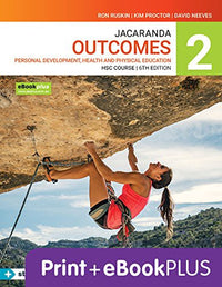 Jacaranda Outcomes 2 Personal Development, Health and Physical Education HSC Course, 6e EBookPLUS and Print + StudyON HSC PDHPE 2e (Book Code)