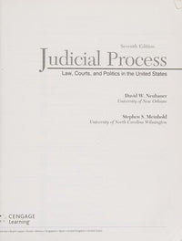 Judicial Process: Law, Courts, and Politics in the United States