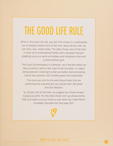 The Good Life Get Lean, Feel Great, Look Fabulous!