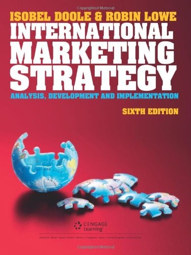 International Marketing Strategy Analysis, Development and Implementation