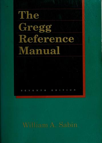 The Gregg Reference Manual