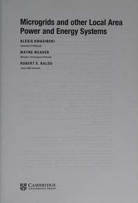 Microgrids and other Local Area Power and Energy Systems