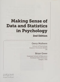 Making Sense of Data and Statistics in Psychology