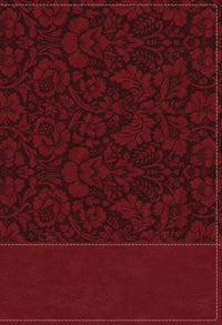 NKJV Wiersbe Study Bible Indexed Red Letter Edition [Burgundy