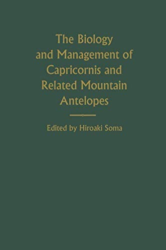 The Biology and Management of Capricornis and Related Mountain Antelopes