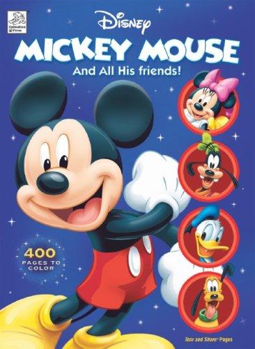 Disney Mickey Mouse and All His Friends 400 Pages of Coloring Fun