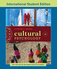 Cultural Psychology Fourth International Student Edition