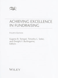 Achieving Excellence in Fundraising