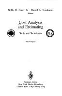 Cost Analysis and Estimating: Tools and Techniques