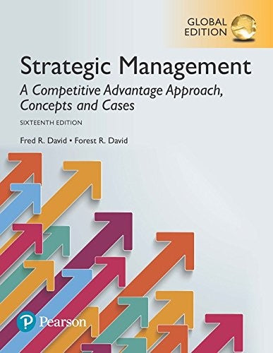 Strategic Management Concepts and Cases : a Competitive Advantage Approach