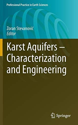Karst Aquifers - Characterization and Engineering