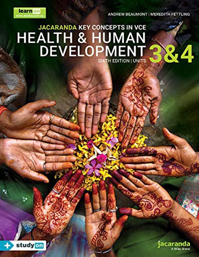 Jacaranda Key Concepts in VCE Health and Human Development, Units 3 and 4