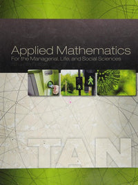 Applied Mathematics for the Managerial, Life, and Social Sciences