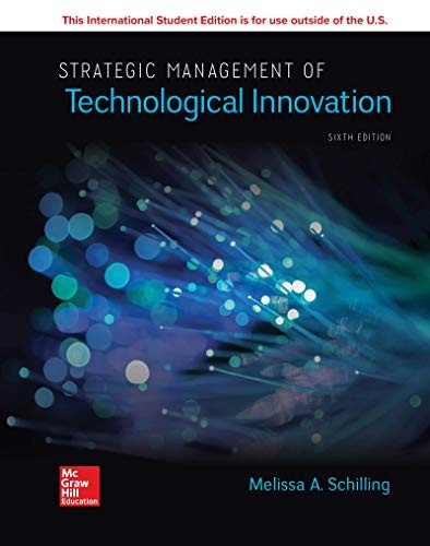 Strategic Management of Technological Innovation
