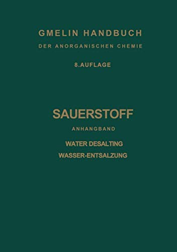 Sauerstoff Anhangband Water Desalting Wasser-Entsalzung
