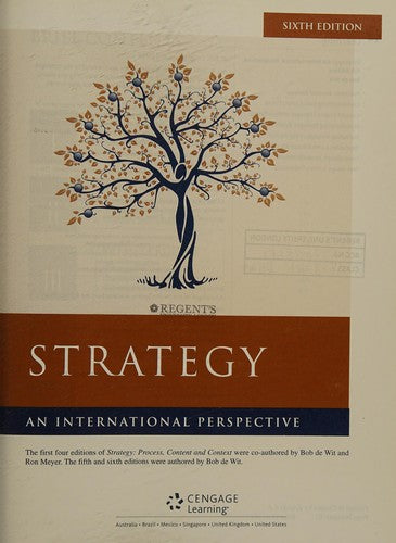 Strategy An International Perspective