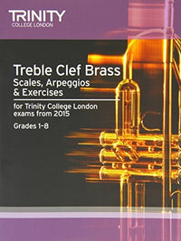 Treble Clef Brass Scales 1-8 From 2015