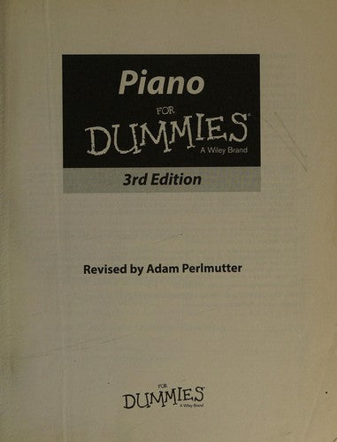 Piano For Dummies, Book + Online Video & Audio Instruction