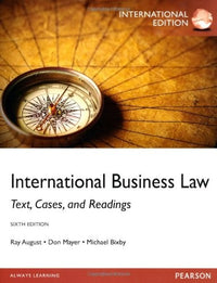 International Business Law Text, Cases, and Readings