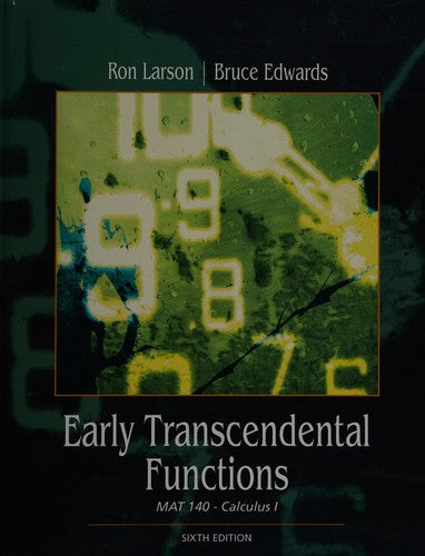 Calculus: Early Transcendental Functions