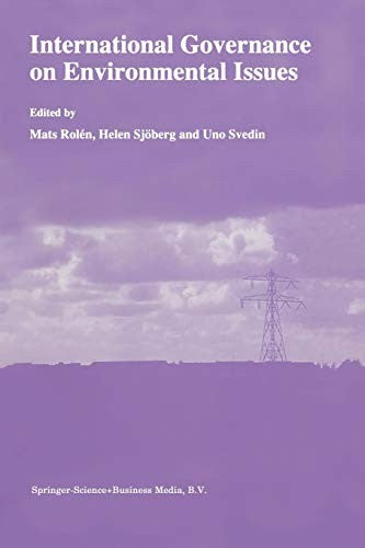 International Governance on Environmental Issues