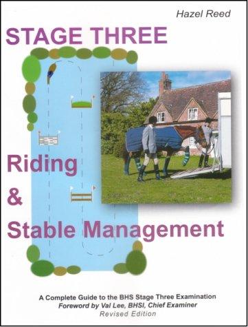 Stage Three Riding & Stable Management