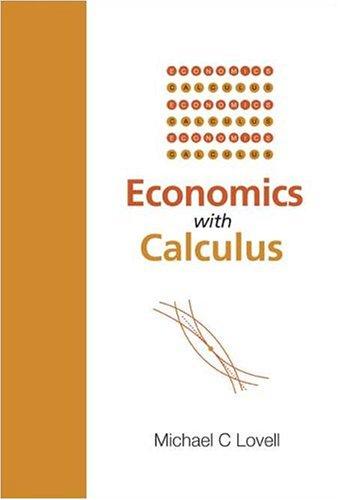 Economics with Calculus