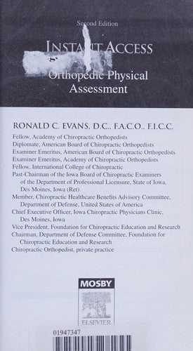 Instant Access to Orthopedic Physical Assessment
