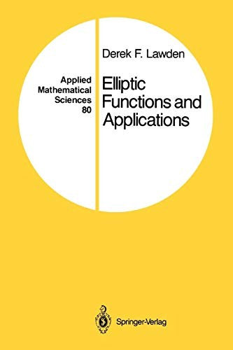 Elliptic Functions and Applications
