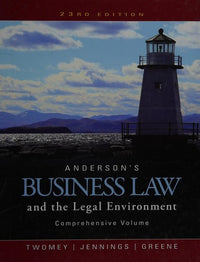 Anderson's Business Law and the Legal Environment, Comprehensive Volume