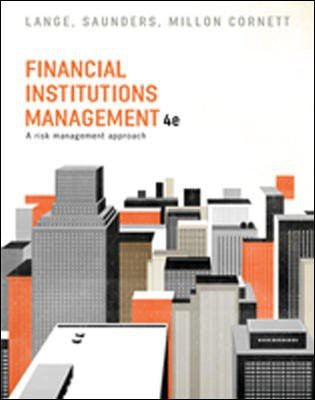 Financial Institutions Management A Risk Management Approach