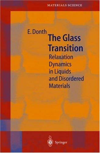 The Glass Transition Relaxation Dynamics in Liquids and Disordered Materials