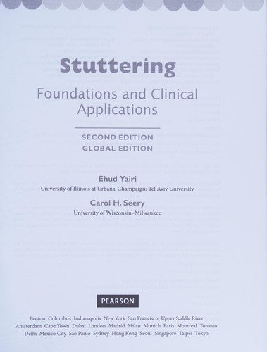 Stuttering Foundations and Clinical Applications
