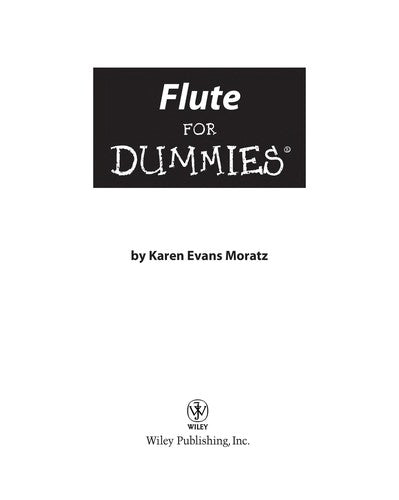 Flute For Dummies