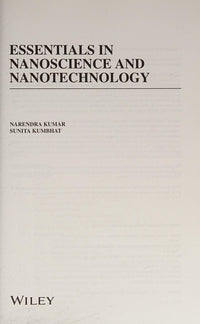 Essentials in Nanoscience and Nanotechnology