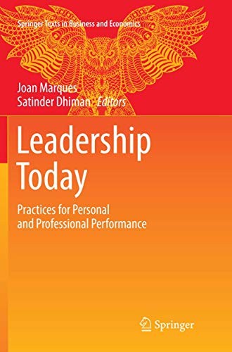 Leadership Today Practices for Personal and Professional Performance