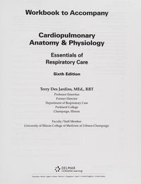 Workbook for Des Jardins' Cardiopulmonary Anatomy and Physiology, 6th
