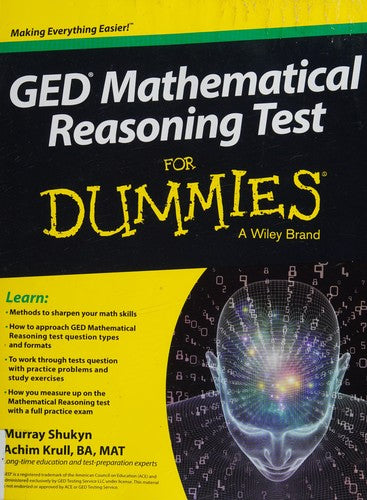 GED Mathematical Reasoning Test For Dummies