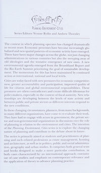 Planning and Diversity in the City Redistribution, Recognition and Encounter