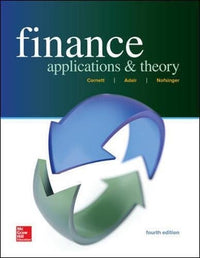 Finance: Applications and Theory (Mcgraw-hill / Irwin Series in Finance, Insurance and Real Estate)