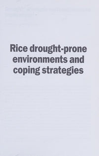 Drought Frontiers in Rice Crop Improvement for Increased Rainfed Production